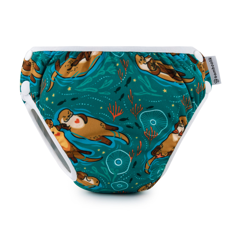 Swim Diapers Bamboolik - Otters in Love